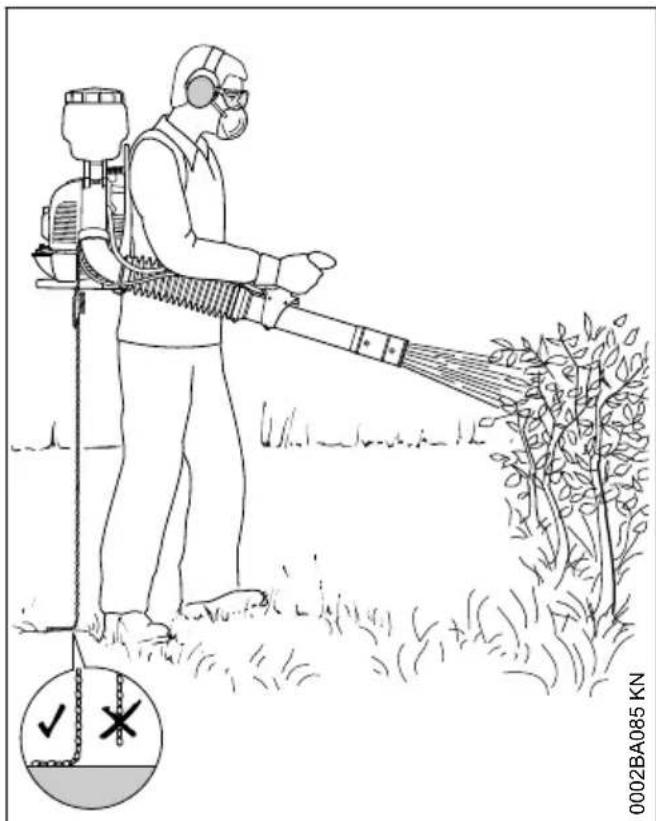 STIHL SR 450 - Afvoersysteme - 1