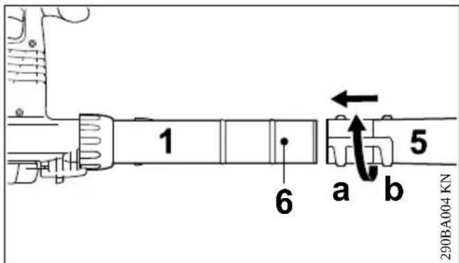 STIHL BGE 71 - Mounting the Nozzle - 1