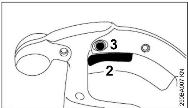 STIHL BGE 71 - Disinserimento dell'appa-recchiatura - 1