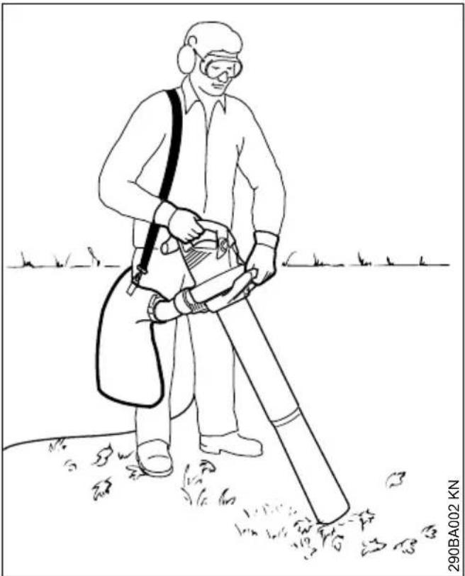 STIHL BGE 71 - Saugeinrichtung anwenden - 1