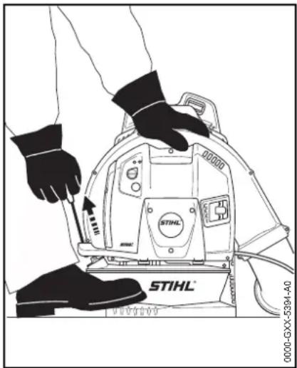 STIHL BR 800 - Motor starten - 6