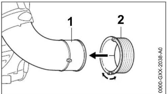 STIHL BR 430 - Dispositif de soufflage du BR 350 - 1