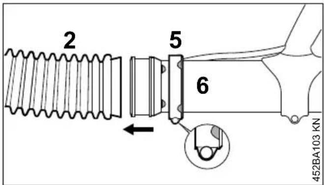 STIHL BR 430 - Bedieningshandgreep monteren - 6