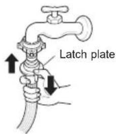 LG T8566NEHVF - Connecting One Touch Type Hose to Tap Without Thread - 4