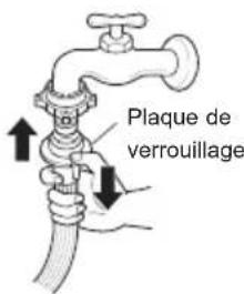 LG T8566NEHVF - Raccordement d'un tuyau de type rapide à un robinet sans filetage - 4
