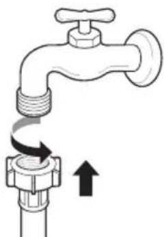 LG T8566NEHVF - Connecting Screw-Type Hose to Tap with Thread - 1