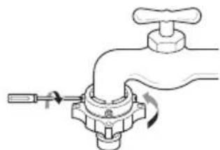 LG T8566NEHVF - Raccordement d'un tuyau de type rapide à un robinet sans filetage - 3