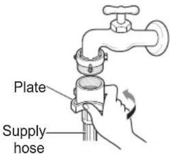 LG T1666NEFTFC - Connecting Screw-Type Hose to Tap Without Thread - 4