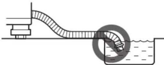 LG T1666NEFTFC - Posicionar o tubo flexivel de drenagem - 3