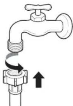 LG T1666NEFTFC - Connecting Screw-Type Hose to Tap with Thread - 1