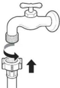 LG T1666NEFTFC - Ligar tubo tipo parafuso a uma torneira com rosca - 1