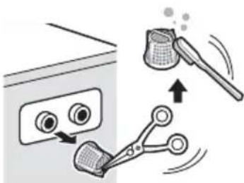 LG T1666NEFTFC - Cleaning the Water Inlet Filter - 2