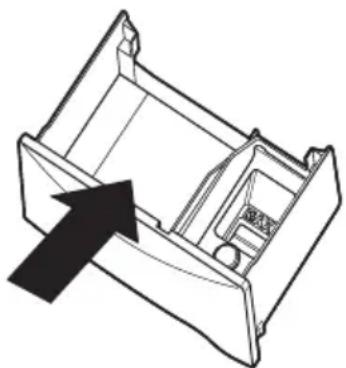 LG T1666NEFTFC - Ajouter de la lessive - 1