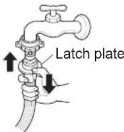 LG T1666NEFTFC - Connecting One Touch Type Hose to Tap Without Thread - 4