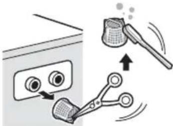 LG T1666NEFTFC - Nettoyage du filtre d'entrée d'eau - 2