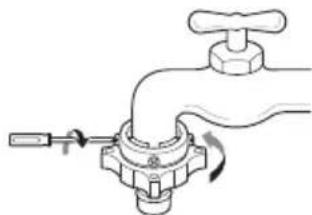 LG T1666NEFTFC - Connecting One Touch Type Hose to Tap Without Thread - 3