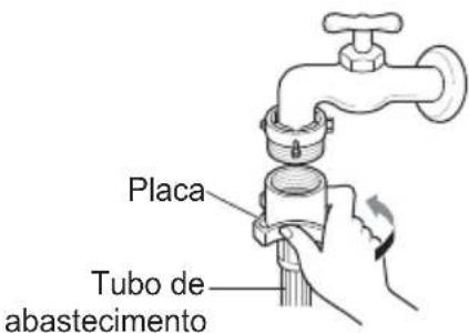 LG T1666NEFTFC - Ligar tubo tipo parafuso a uma torneira sem rosca - 4