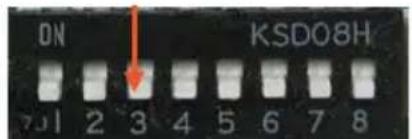LG MULTI V URNU48GVLA2 - Comutador DIP no PCB (Unidades interiores tipo Conduta e Cassete) - 1
