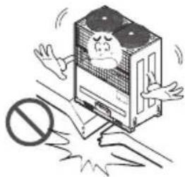 LG MULTI V URNU96GB8A2 - Do not install the product on a defective installation stand. - 1