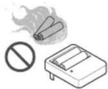 LG MULTI V URNU96GB8A2 - Do not recharge or disassemble the batteries. Do not dispose of batteries in a fire. - 1