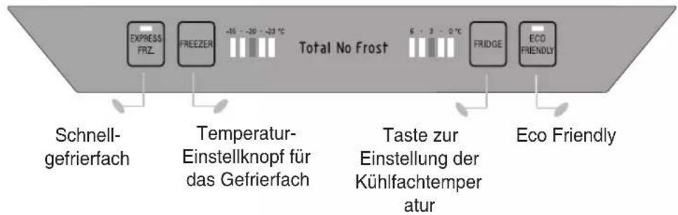 LG GBB539SWHWB - Einstellen der Temperatur und Funktionen - 2
