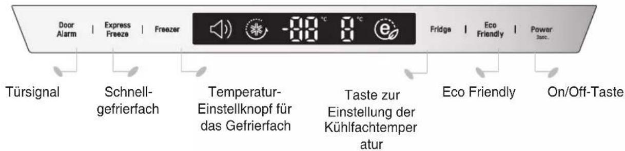 LG GBB539SWHWB - Einstellen der Temperatur und Funktionen - 3