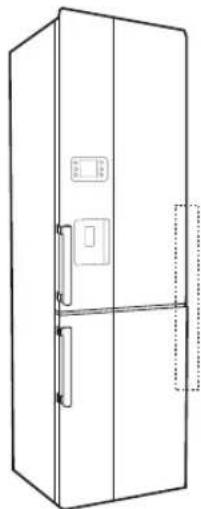 LG GBB539SWHWB - PEGAS PORTA (para modelos 2-tons) - 1