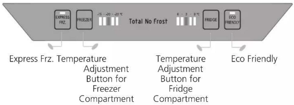 LG GBB539SWHWB - Display Panel For Temperature Control - 2
