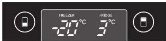 LG GBB539SWHWB - Come regolare la temperatura negli scomparti congelatore e frigorifero - 2