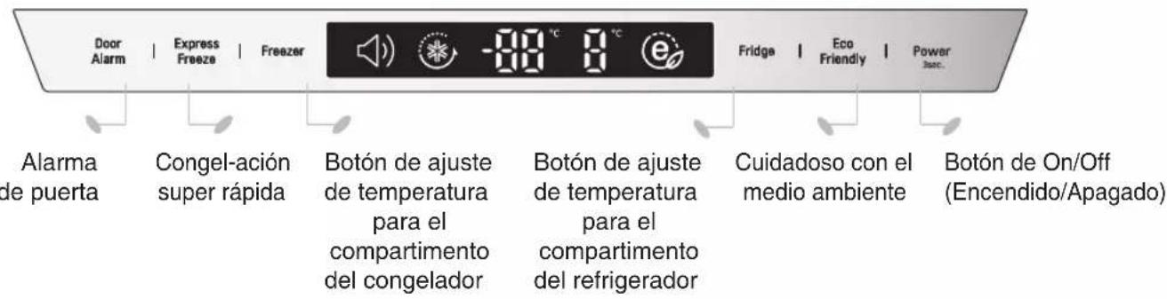 LG GBB539SWHWB - Ajuste de temperatas y functions - 3