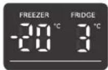 LG GBB539SWHWB - Nastavitev temperature v hladilmem in zamrzovalnem predelu - 5