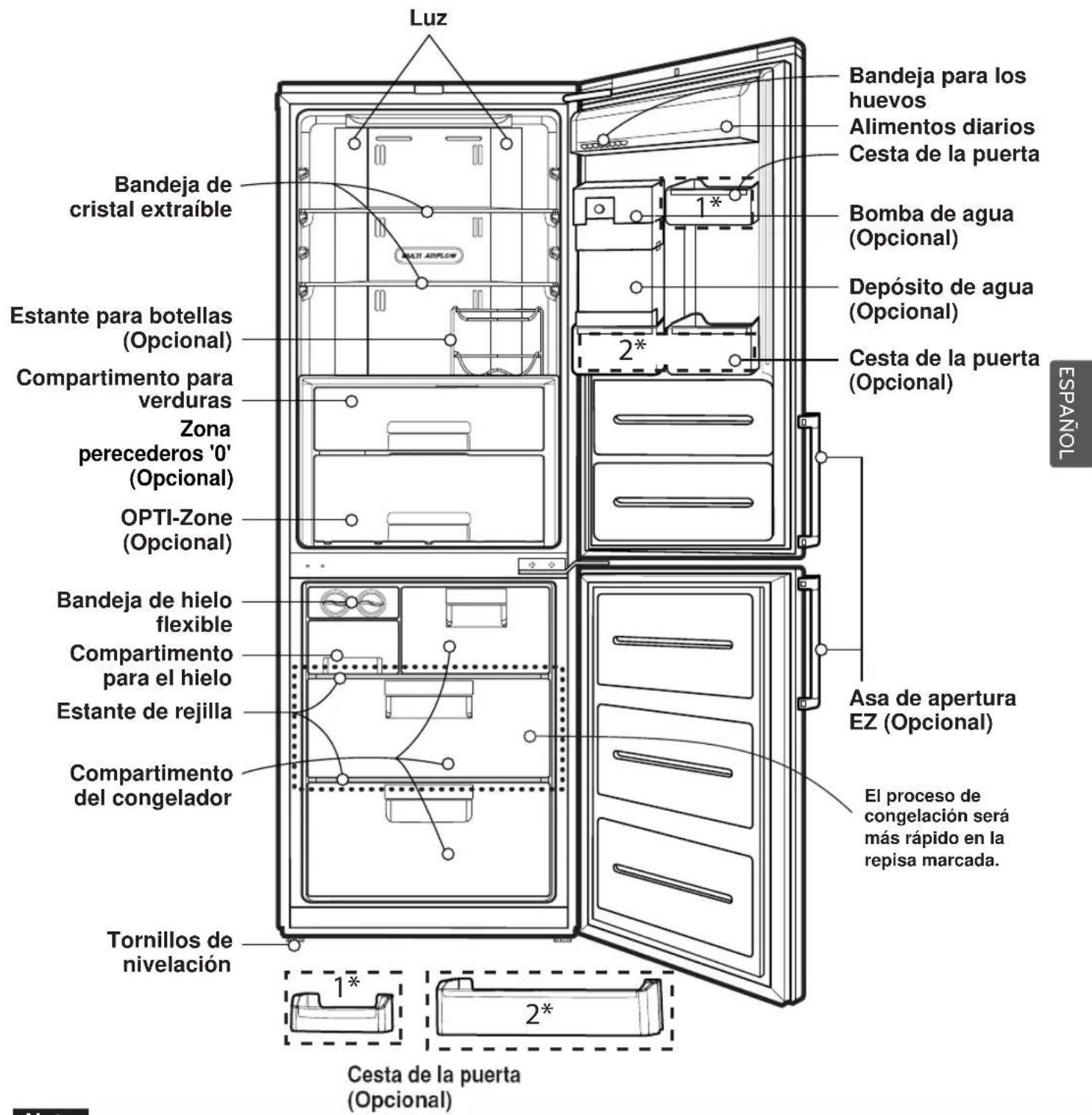 LG GBB539SWHWB - Nota - 1