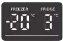 LG GBB539SWHWB - Justering av temperaturen i kjole og fryseeksjonene - 5