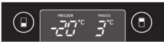 LG GBB539SWHWB - Ajuste de la temperatura del compartmento del frigorífico y congelador - 2