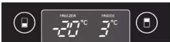LG GBB539SWHWB - Justera temperatur i kyl-och friesdelen - 2
