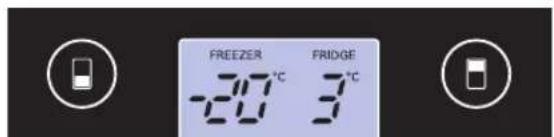 LG GBB539SWHWB - Come regolare la temperatura negli scomparti congelatore e frigorifero - 1