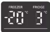 LG GBB539SWHWB - Justera temperatur i kyl-och friesdelen - 5