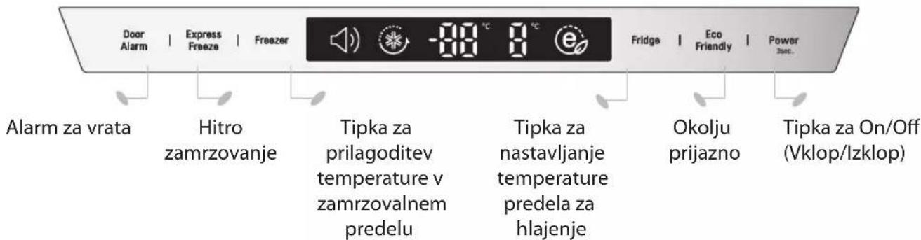 LG GBB539SWHWB - Prikazovalna plošča za nadzor temperature - 3