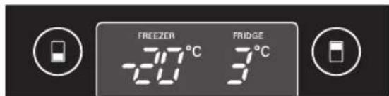 LG GBB539SWHWB - Sádan justeres temperaturen i koleskabsog fryser-sektionen - 2