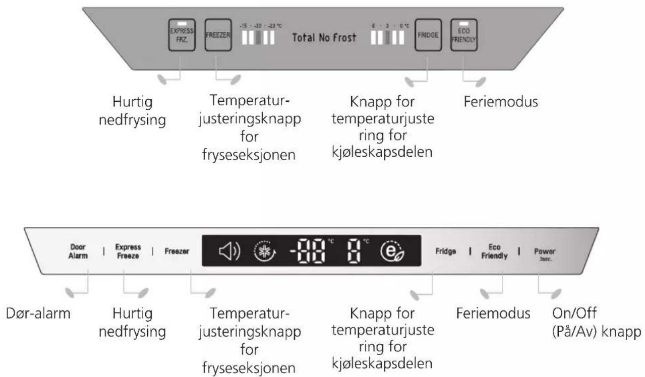 LG GBB539SWHWB - Displaypanel for temperaturkontroll - 2