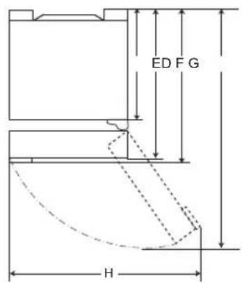 LG GBB530NSQWB - Dimensioner och marginaler - 3