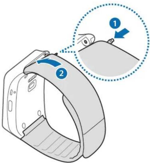SAMSUNG Galaxy Gear Live - Remplacer le bracelet - 5