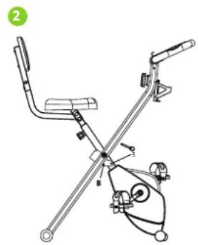 VirtuFit Folding Bike with Tablet Holder - Uitklappen (2) - 2