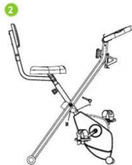 VirtuFit Folding Bike with Tablet Holder - Folding (2) - 2
