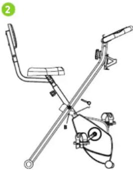 VirtuFit Folding Bike with Tablet Holder - FALTEN (2) - 2