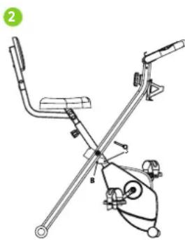 VirtuFit Folding Bike with Tablet Holder - Pliage (2) - 2