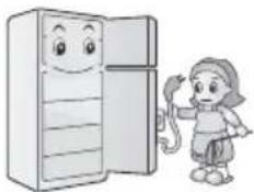 LG GLC322RLBN - Unplug the power plug while cleaning, handling or replacing the interior LED lamp of the refrigerator. - 1