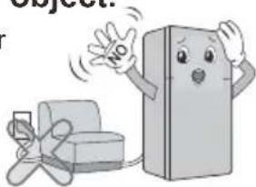 LG GLC322RLBN - When connecting the power Do not allow the power cord to bend or pressed by heavy object. - 1