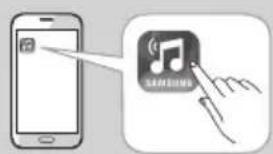 SAMSUNG MXJS8000 - Accessing the Samsung Audio Remote App - 1