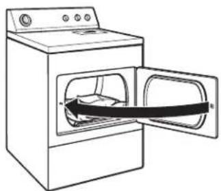 Crosley CGD147SDW - Load the dryer - 1